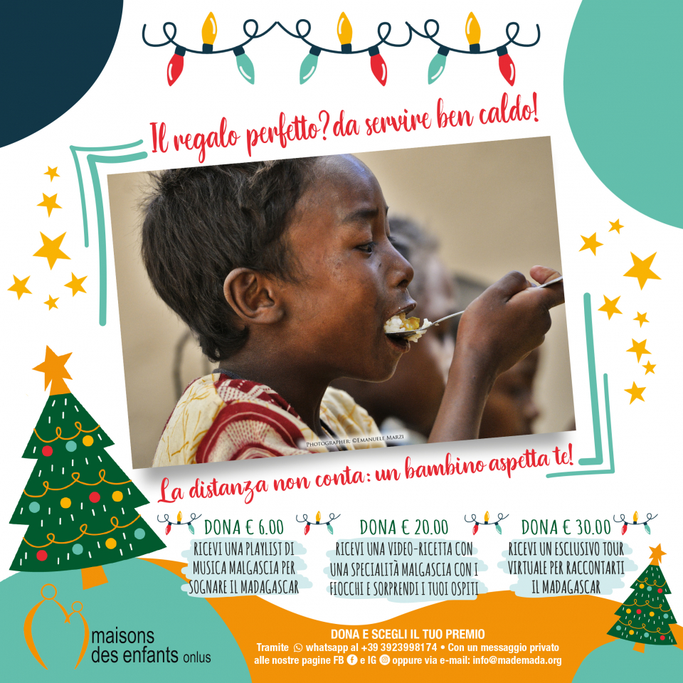 A Natale sostieni MA.D.E. contro la fame in Madagascar!